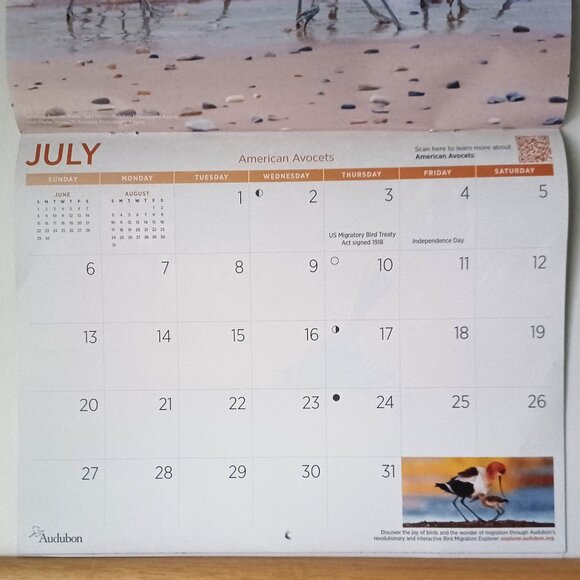 Lot of 3 Wildlife Calendars 2025 Audobon Society and Defenders of Wildlife - Picture 9 of 9